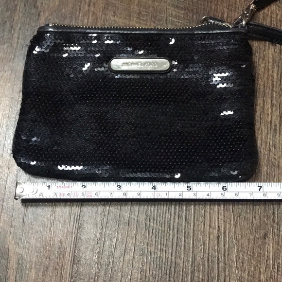 Michael Kors Sequins Leather Wristlet - Picture 9 of 10